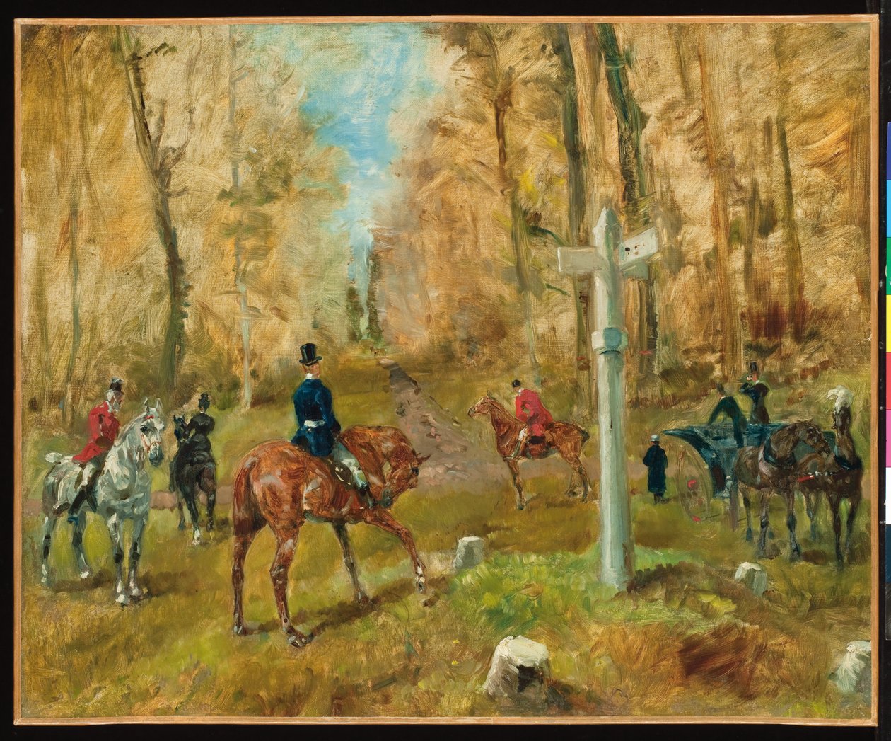 La encrucijada, 1883 de Henri de Toulouse Lautrec