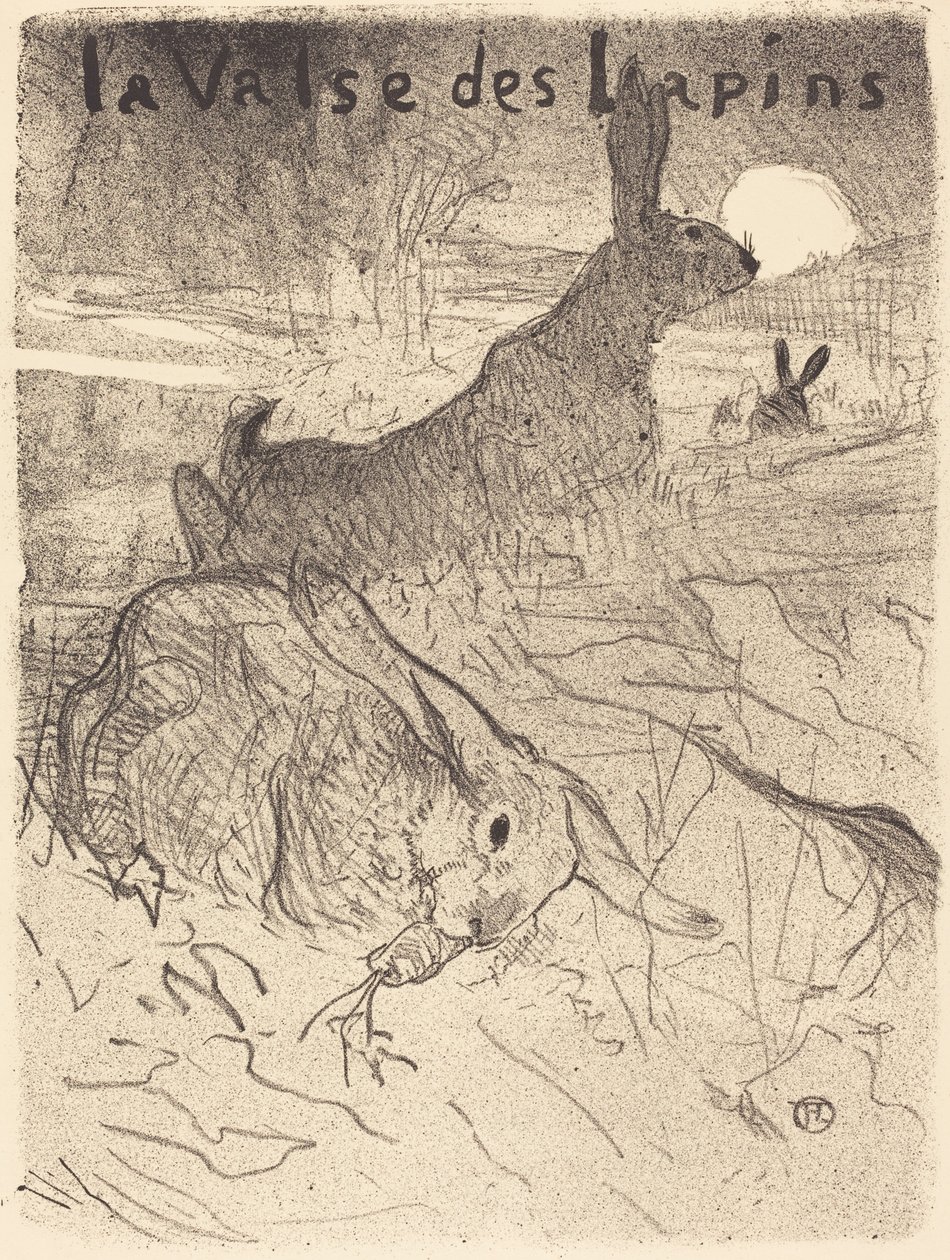 La valse des lapins, 1895 de Henri de Toulouse Lautrec