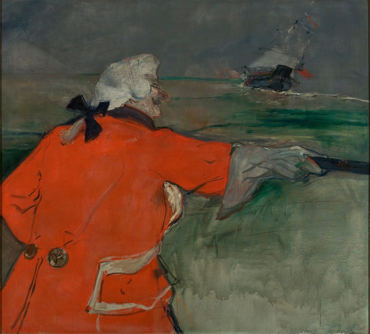 El almirante Viaud (Paul Viaud en traje de almirante) de Henri de Toulouse Lautrec