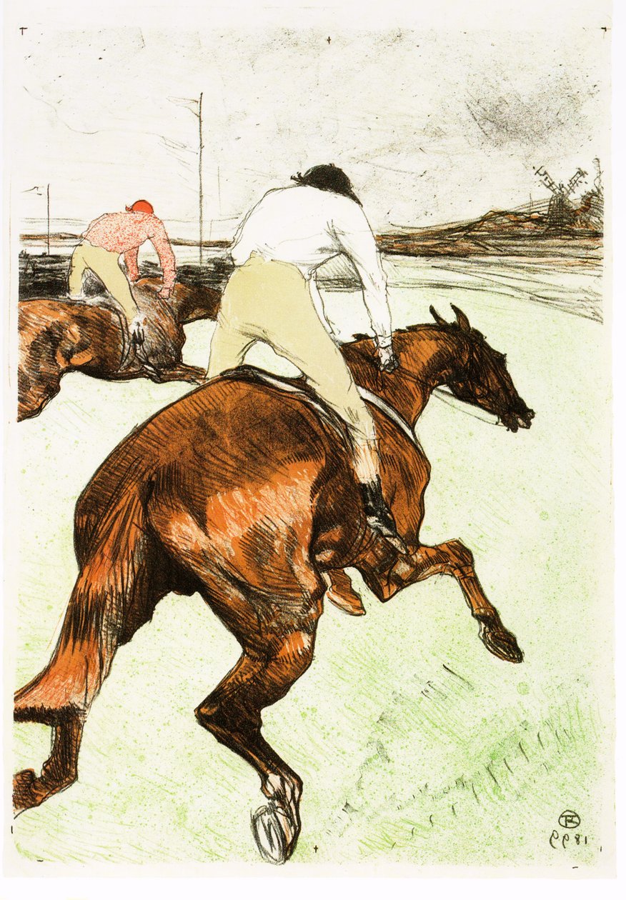 Le Jockey, 1899 de Henri de Toulouse Lautrec