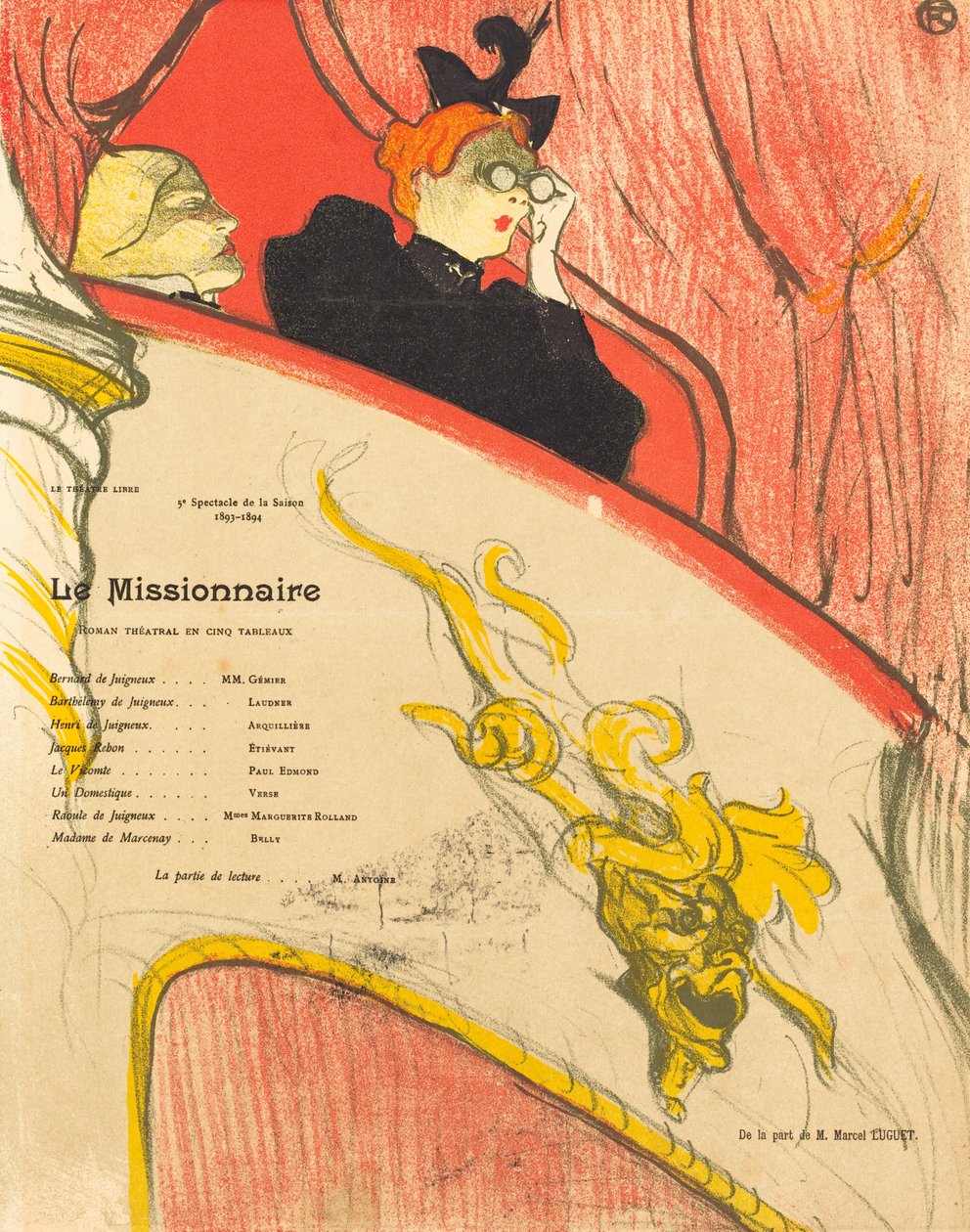 El misionero, 1894 de Henri de Toulouse Lautrec