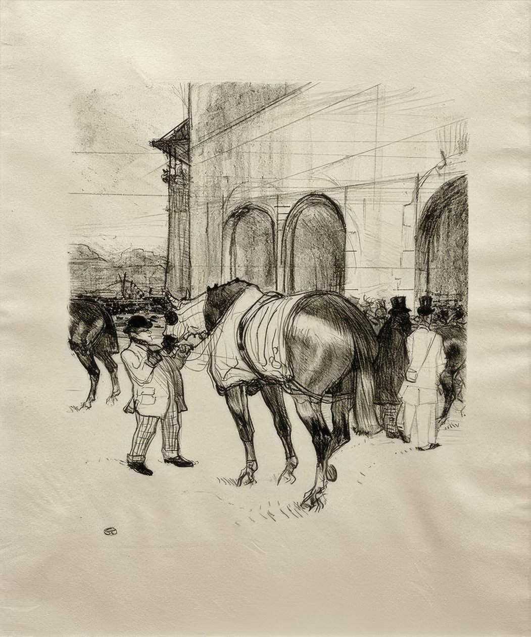 El paddock de Henri de Toulouse Lautrec