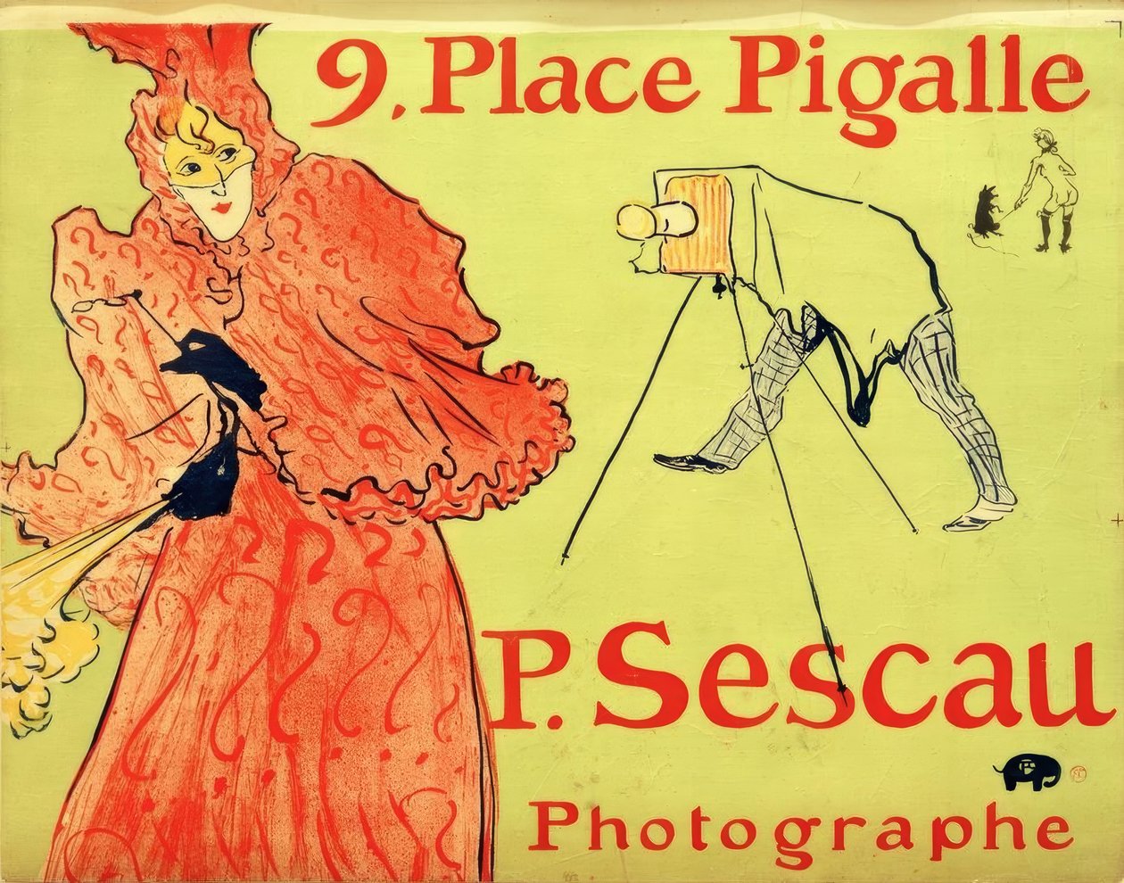 El fotógrafo Sescau de Henri de Toulouse Lautrec