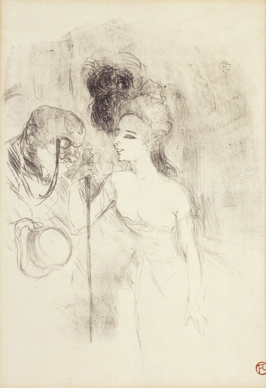 Saliendo del Teatro, 1896 de Henri de Toulouse Lautrec