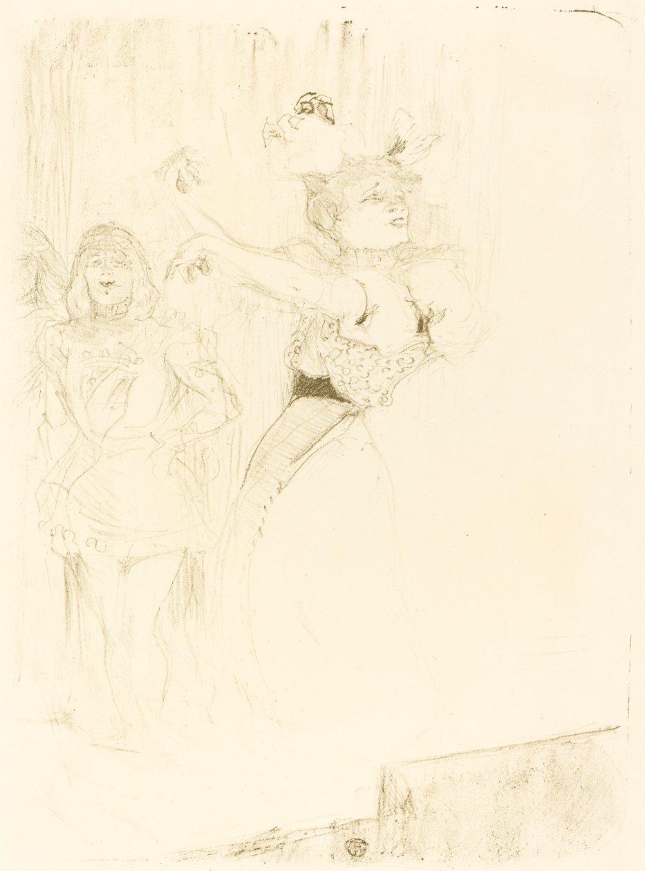 Lender Bailando el Bolero en "Chilperic" de Henri de Toulouse Lautrec