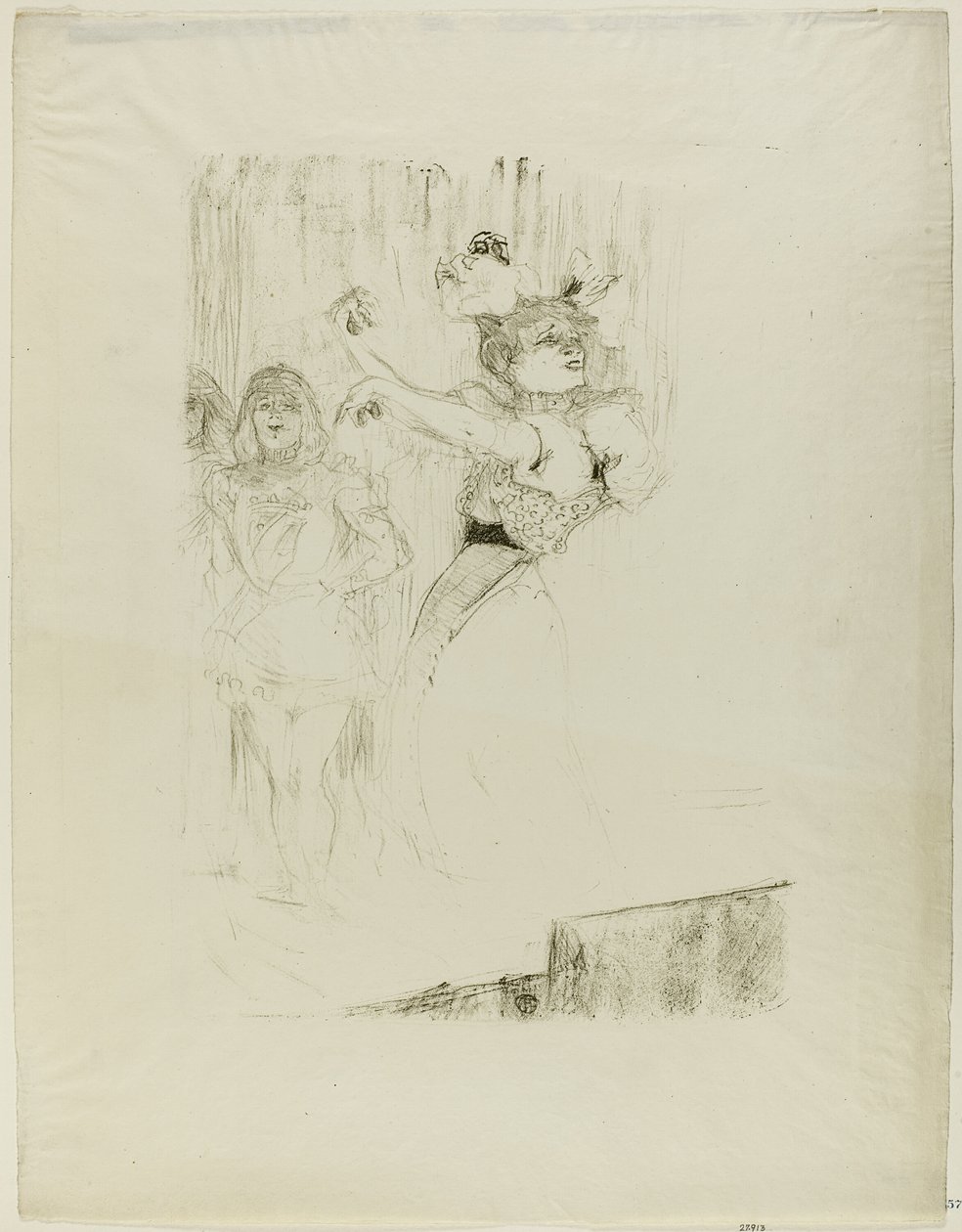 Lender bailando el bolero en Chilpéric de Henri de Toulouse Lautrec