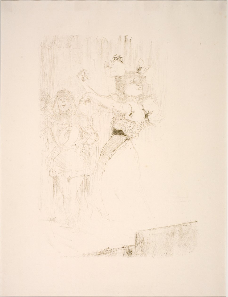 Lender bailando el paso del bolero, en Chilpéric de Henri de Toulouse Lautrec