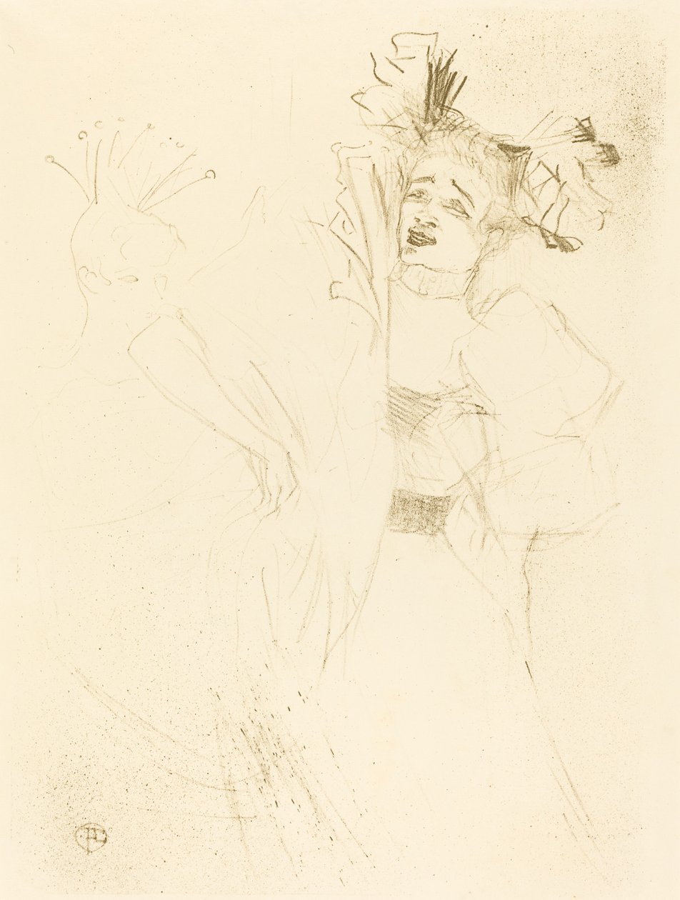 Lender de frente en "Chilpéric" de Henri de Toulouse Lautrec