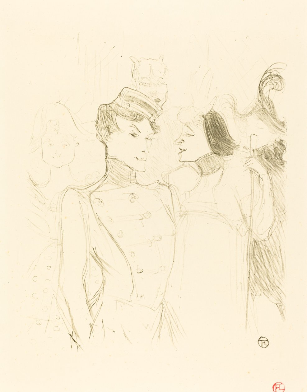 Lender y Lavalliere de Henri de Toulouse Lautrec