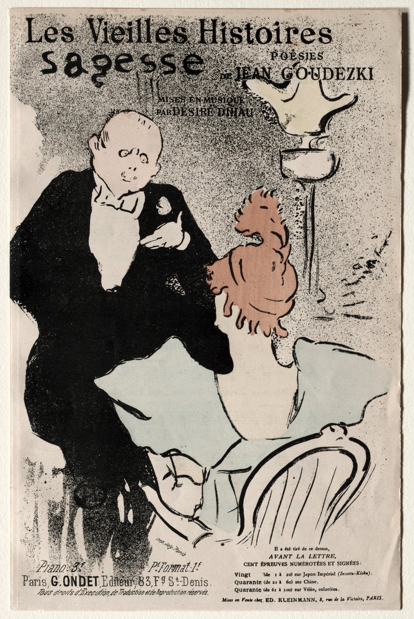 Las Viejas Historias: Sabiduría, 1893 de Henri de Toulouse Lautrec