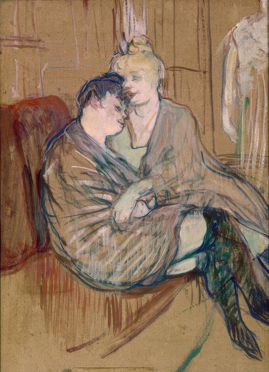 Las dos amigas de Henri de Toulouse Lautrec