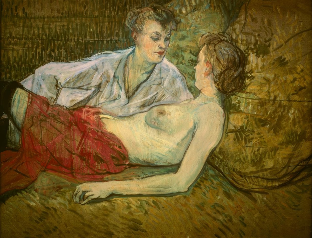 Las dos amigas de Henri de Toulouse Lautrec