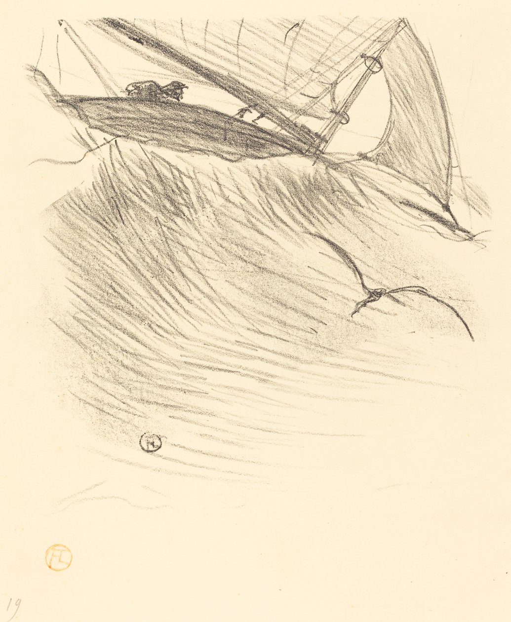 Las golondrinas de mar, 1895 de Henri de Toulouse Lautrec
