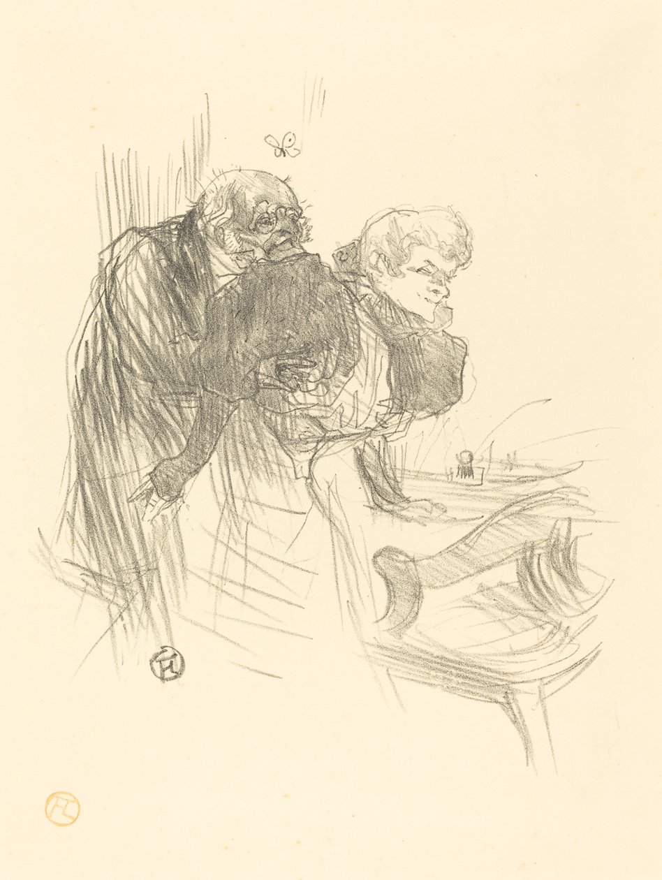 Las viejas mariposas, 1895 de Henri de Toulouse Lautrec