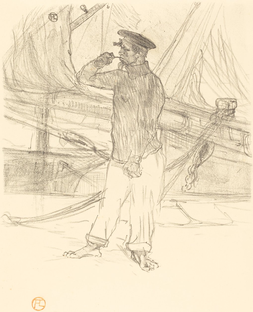 El arenque saur, 1895 de Henri de Toulouse Lautrec