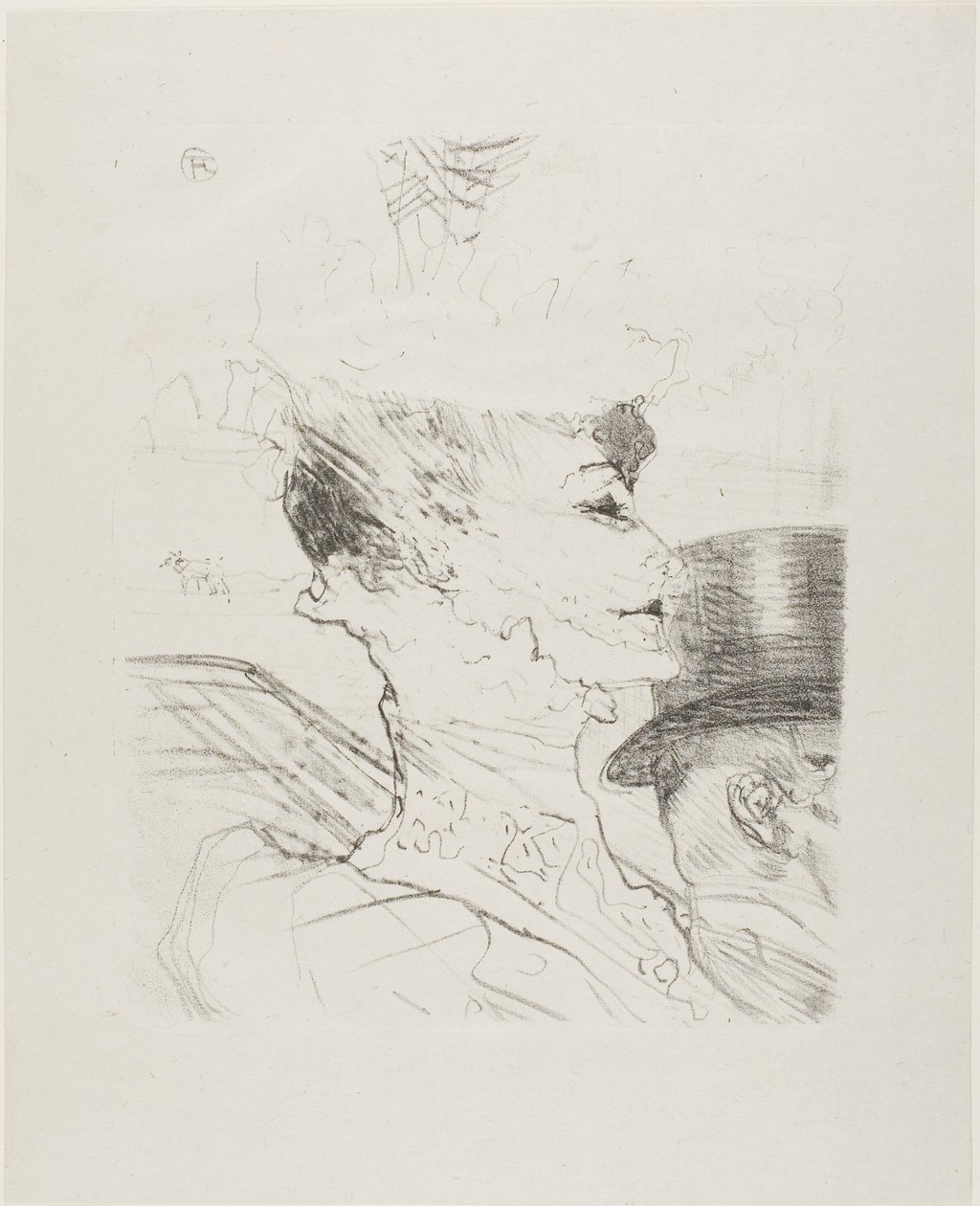 Louise Balthy, de Treize Lithographies de Henri de Toulouse Lautrec