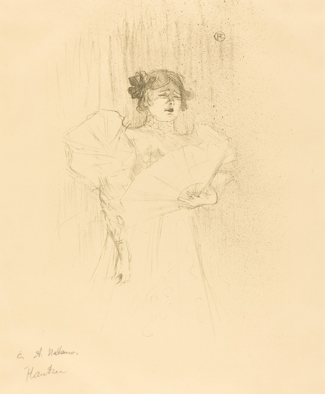 Luce Myres de frente, 1895 de Henri de Toulouse Lautrec