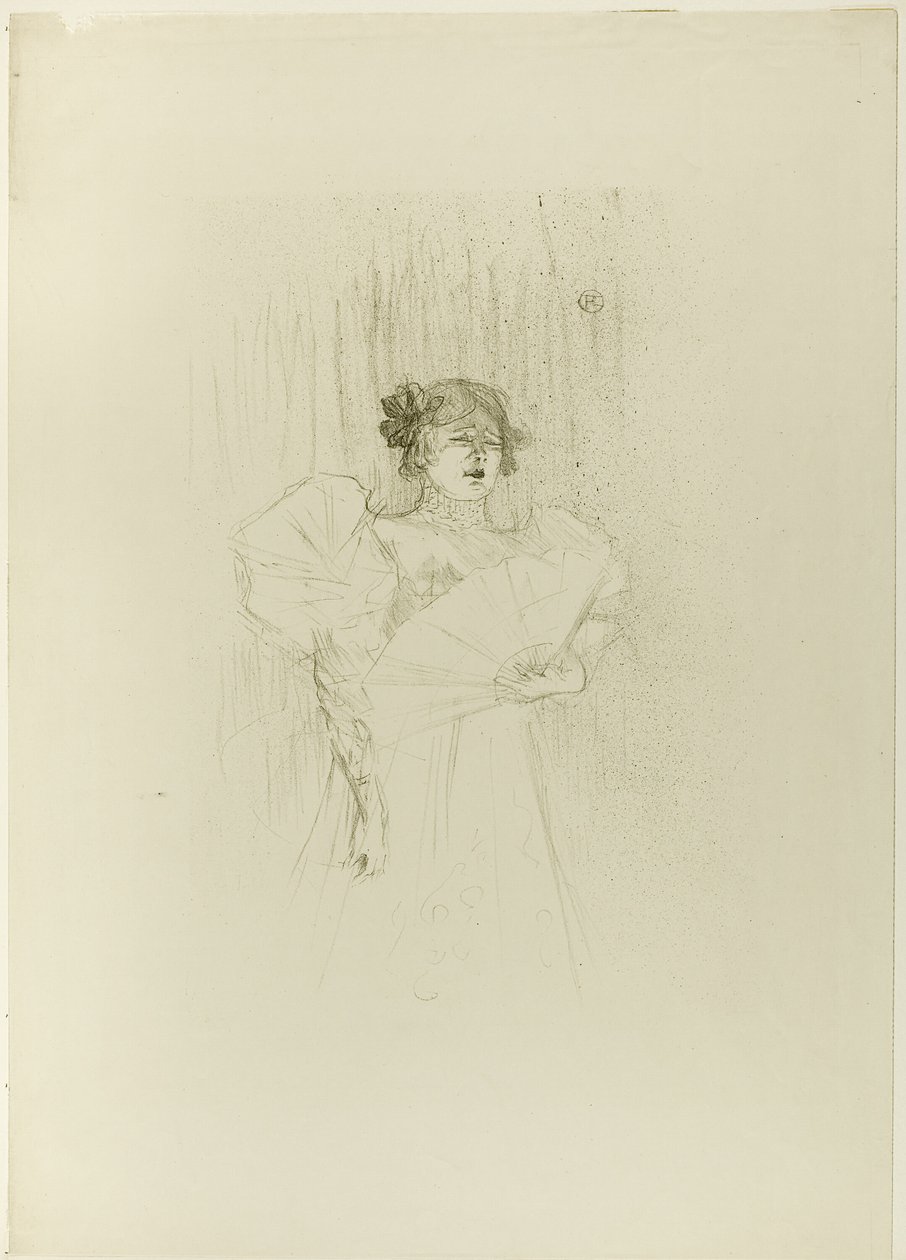 Luce Myrès, vista frontal de Henri de Toulouse Lautrec