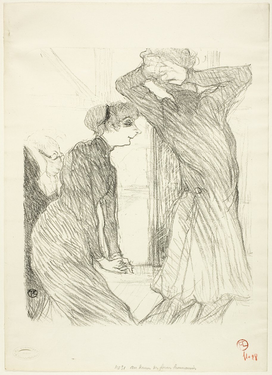 Lugné-Poé y Bady, en "Au-Dessus des Forces Humaines" de Henri de Toulouse Lautrec