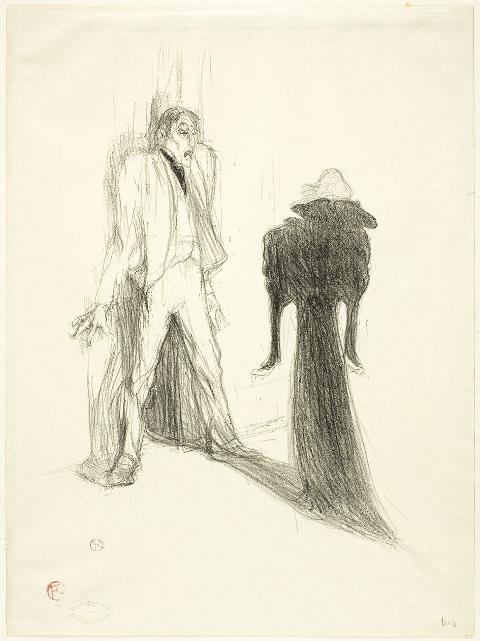 Lugné-Poé, en imagen de Henri de Toulouse Lautrec