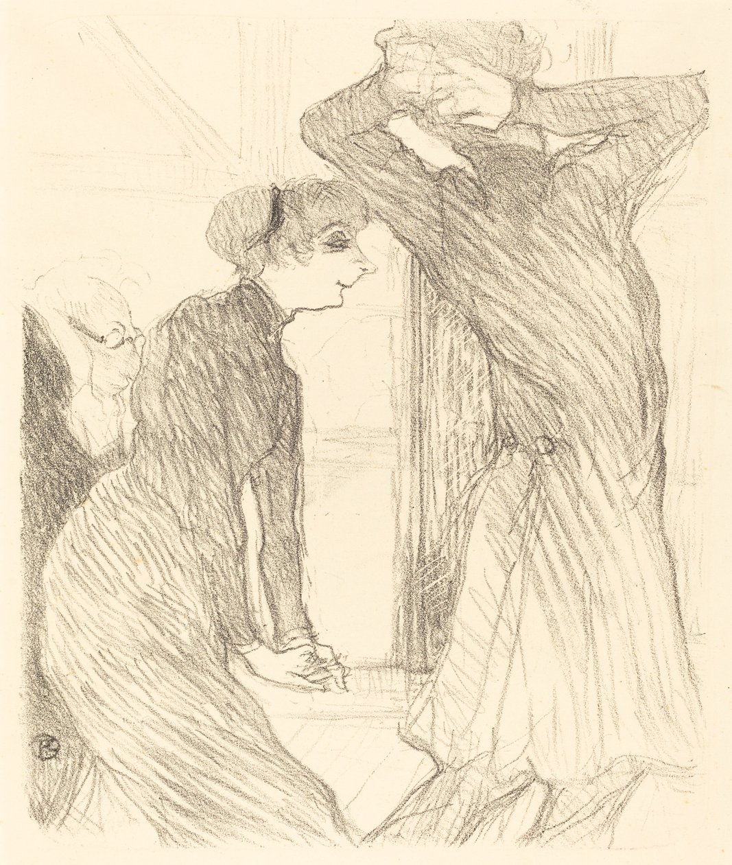 Lugne Poe y Baldy en "Au-dessus des forces humaines" de Henri de Toulouse Lautrec