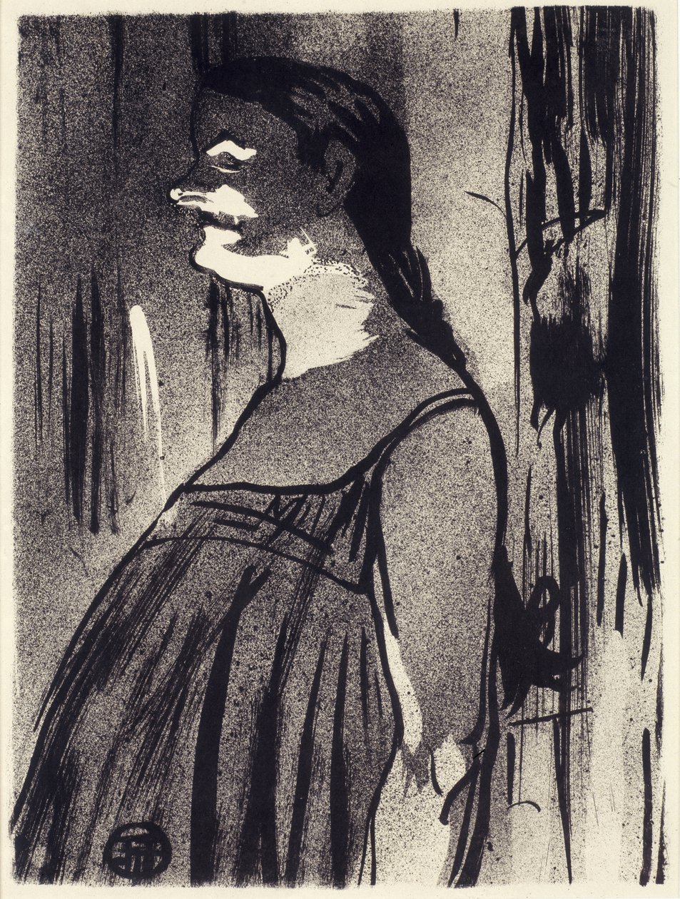 Madame Abdala, Placa 6 de la Serie Le Café Concert, 1893 de Henri de Toulouse Lautrec