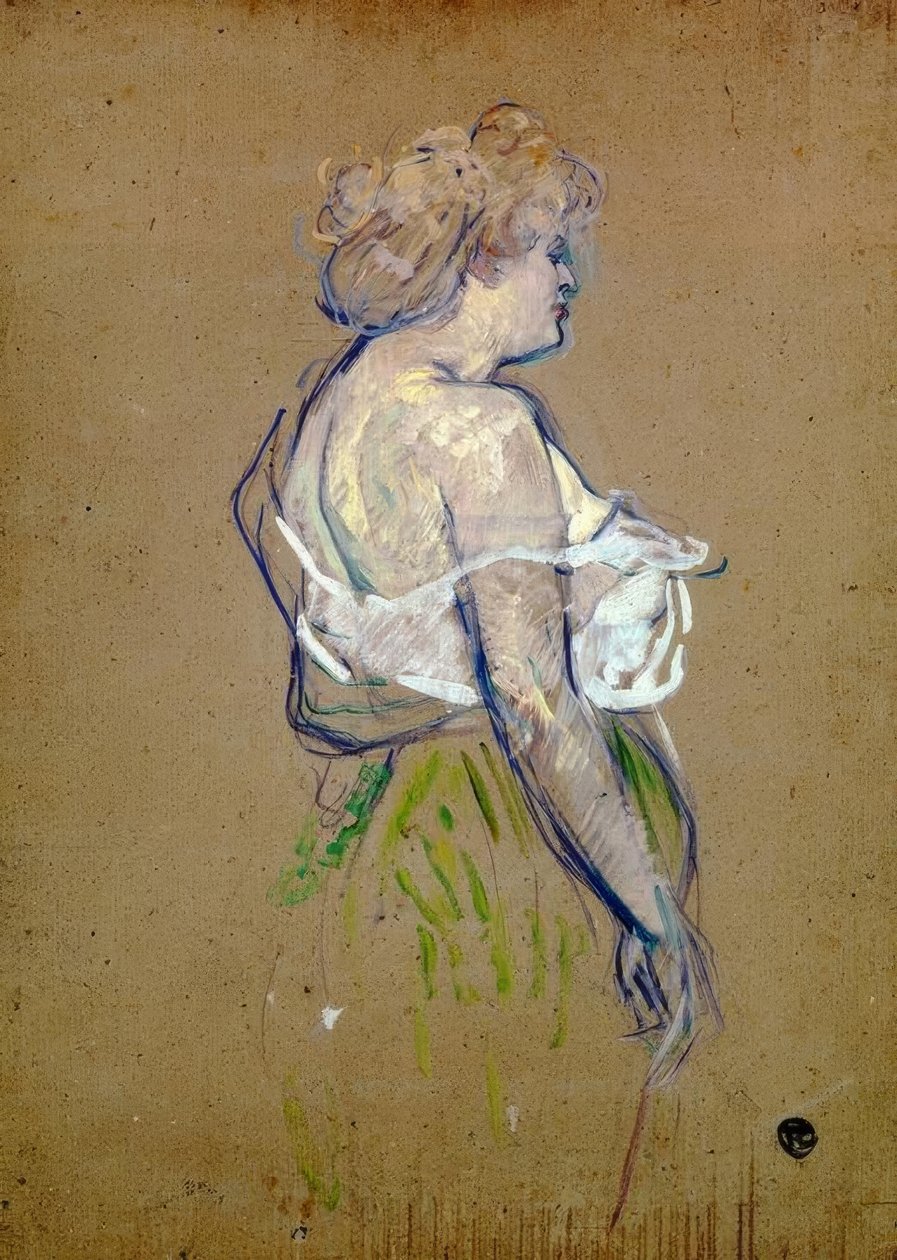 Mademoiselle Lucie Bellanger de Henri de Toulouse Lautrec