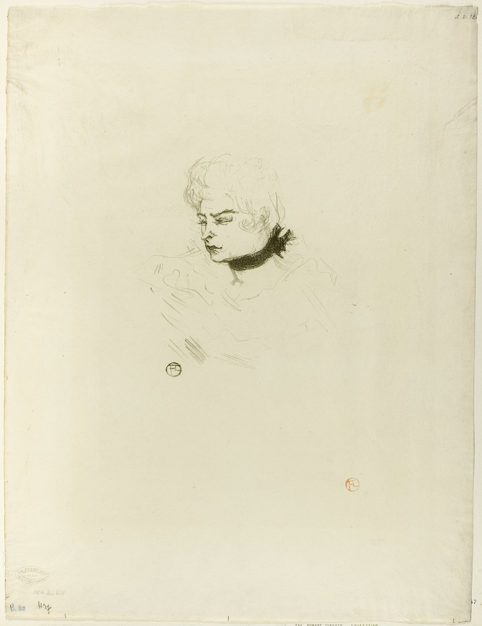 Mademoiselle Pois Vert de Henri de Toulouse Lautrec