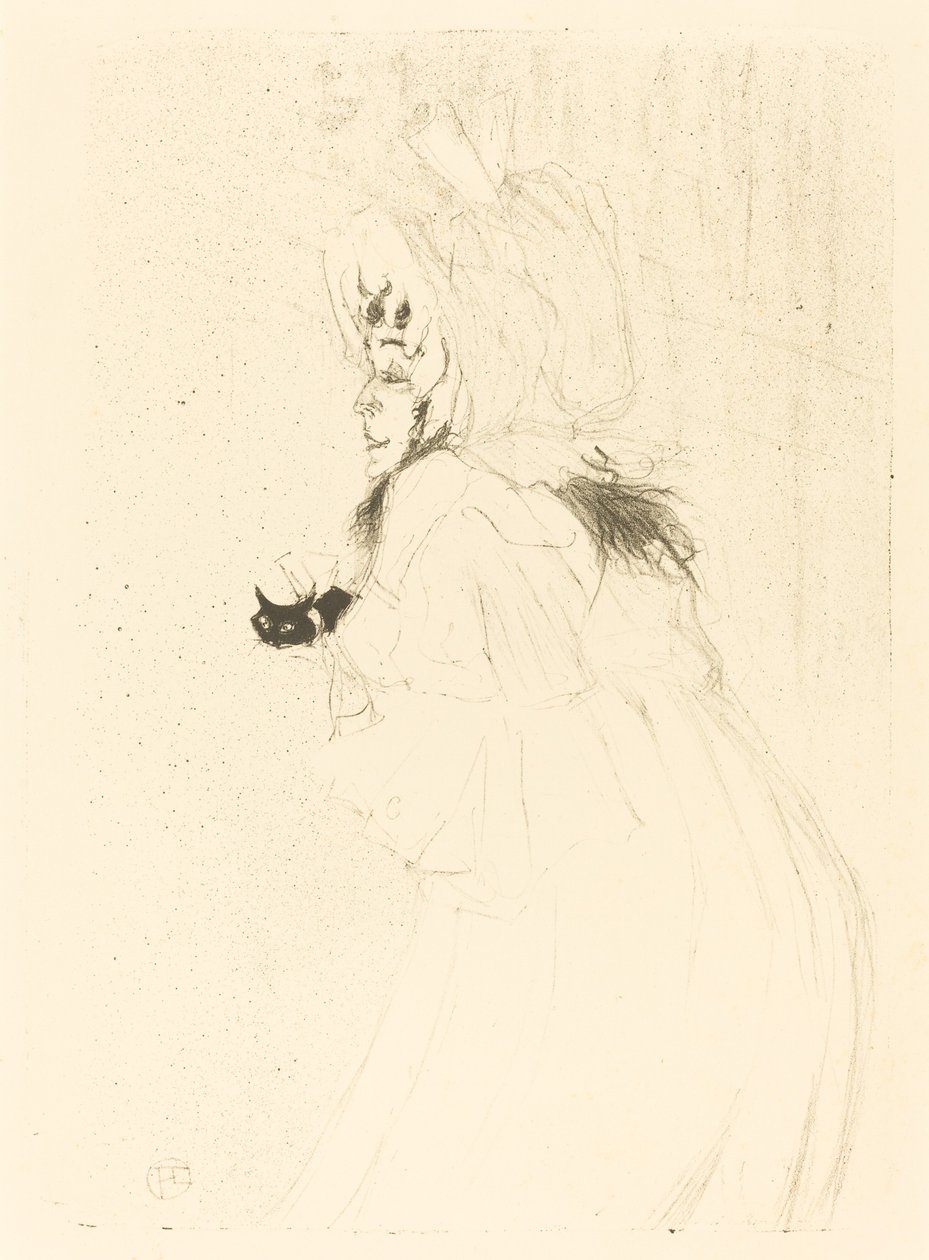 May Belfort saludando, 1895 de Henri de Toulouse Lautrec