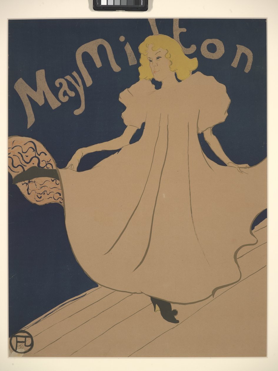 May Milton (litografía en color) de Henri de Toulouse Lautrec