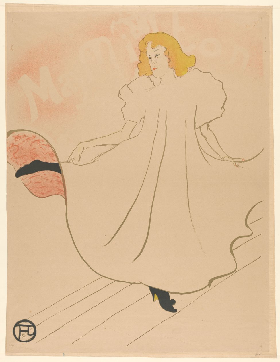 May Milton dansend
May Milton (título en el objeto) de Henri de Toulouse Lautrec