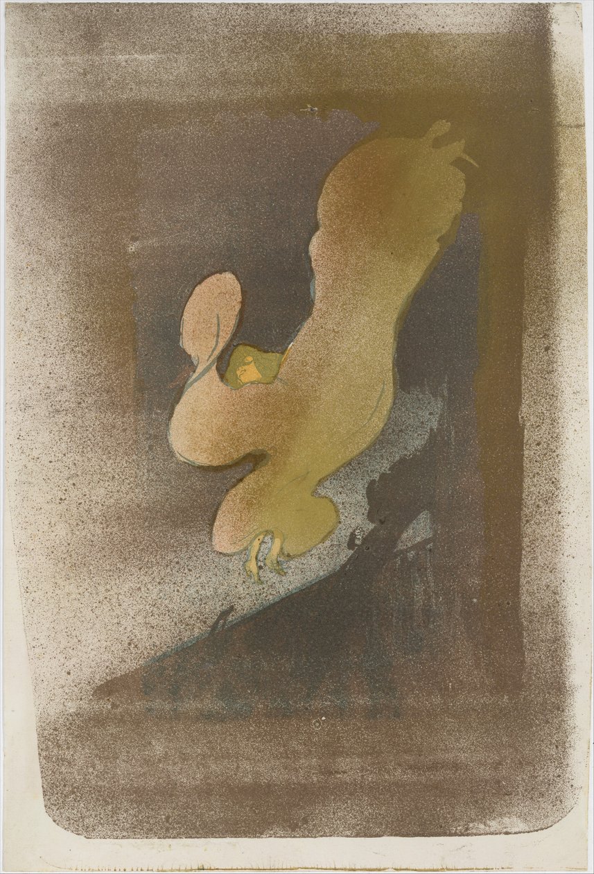 Señorita Loïe Fuller, 1893 de Henri de Toulouse Lautrec