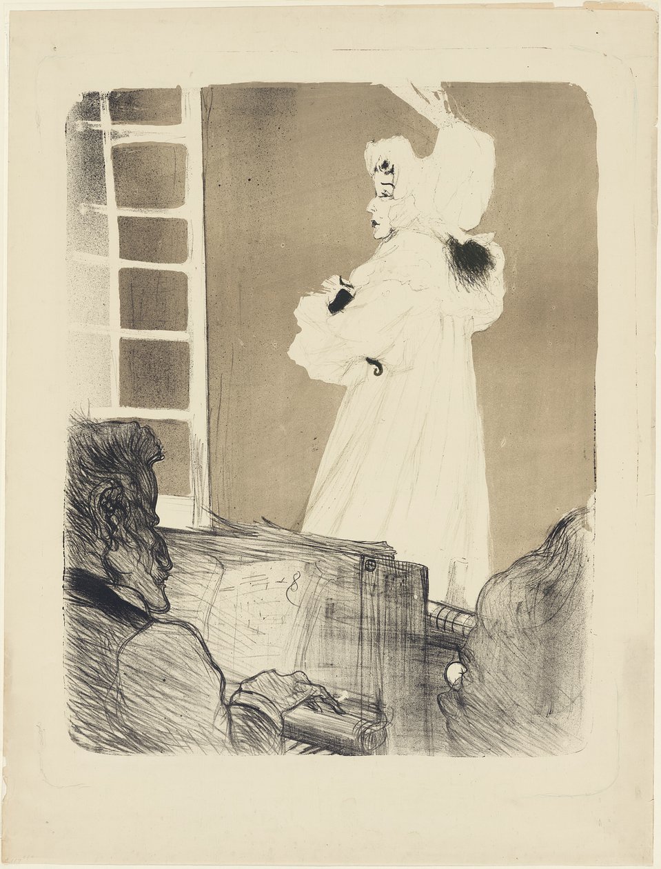 Miss May Belfort (gran placa) de Henri de Toulouse Lautrec