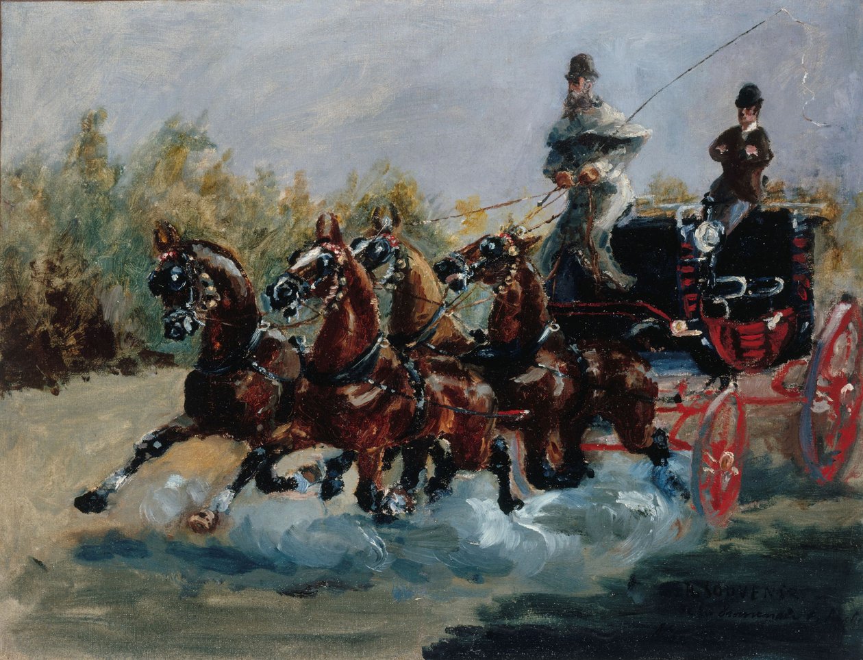 Niza, en el Paseo de los Ingleses de Henri de Toulouse Lautrec