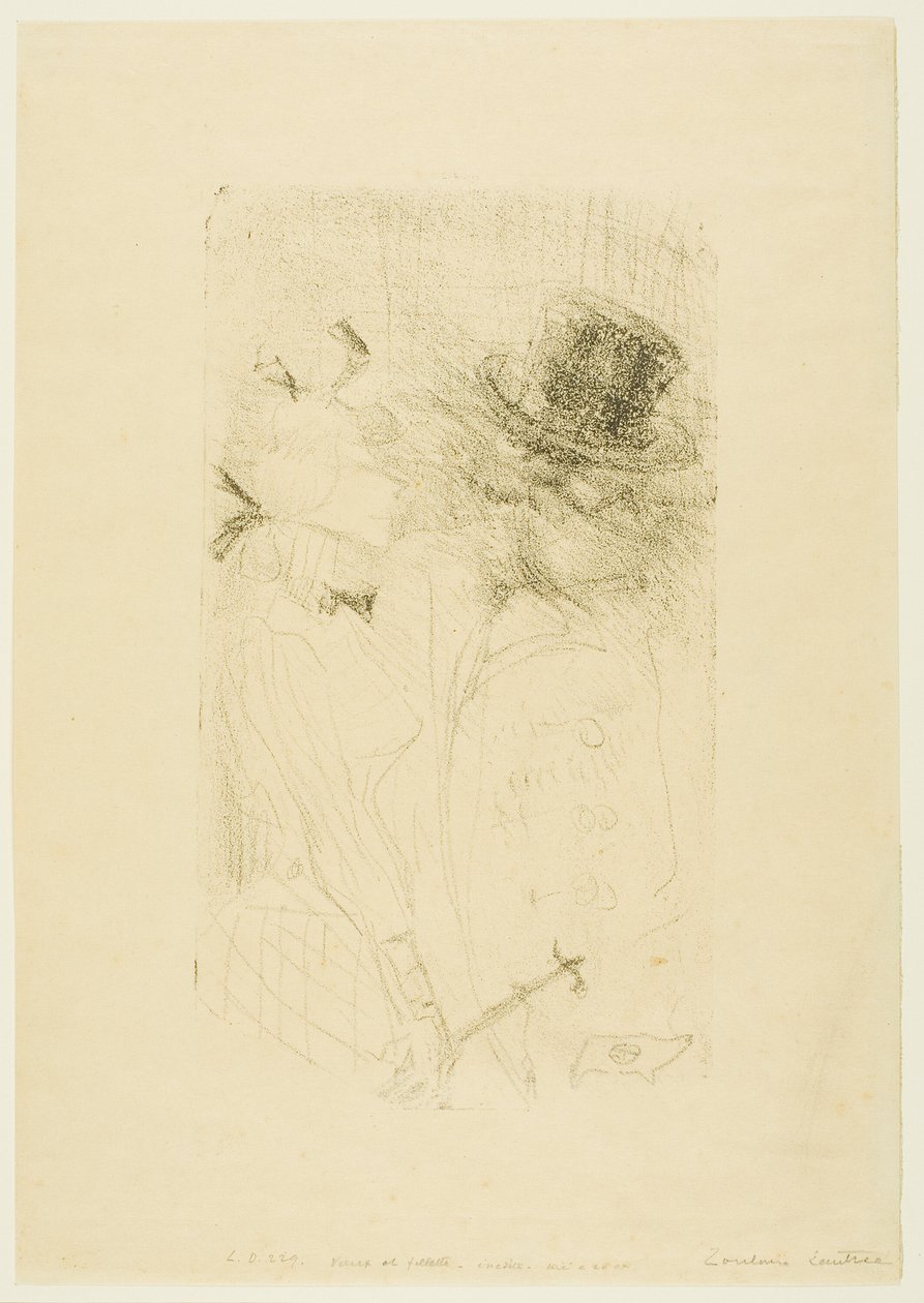 Viejo y joven de Henri de Toulouse Lautrec