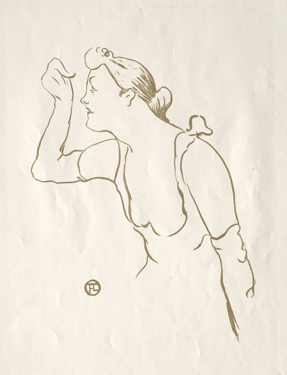 Paula Brébion de Henri de Toulouse Lautrec