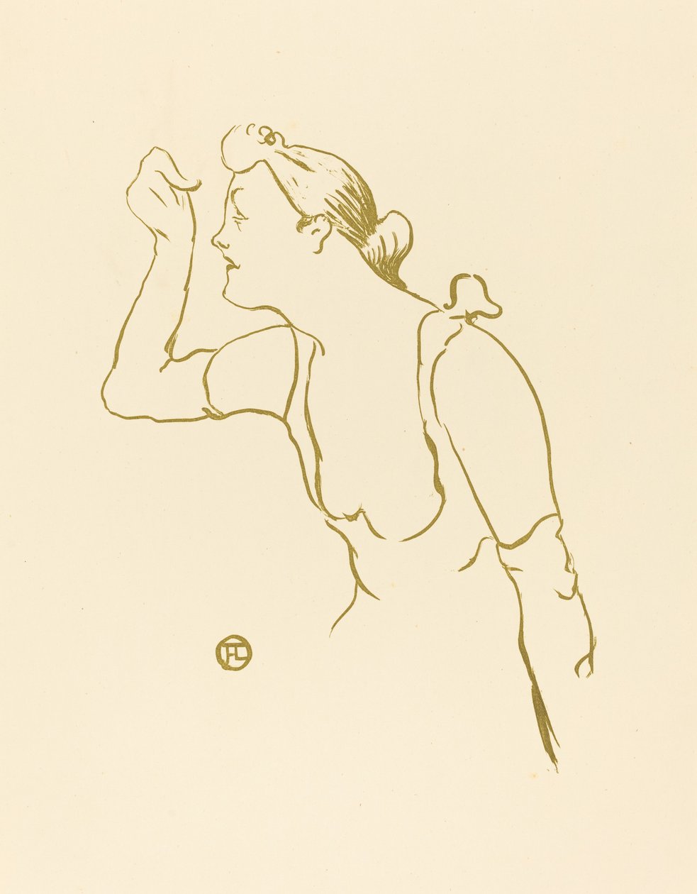 Paula Brébion, 1893 de Henri de Toulouse Lautrec