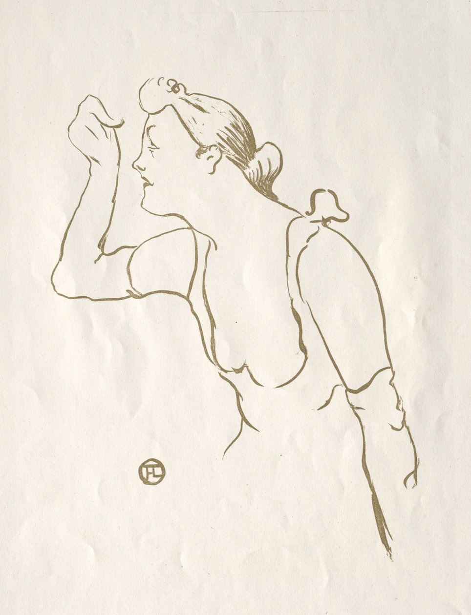 Paula Brébion (1893) de Henri de Toulouse Lautrec