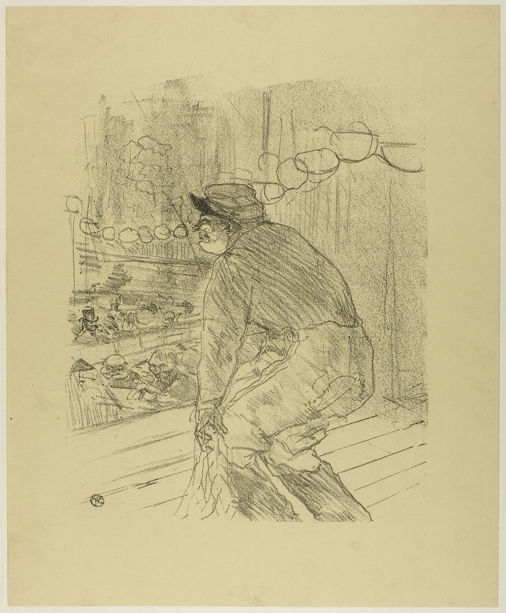 Polin, de Treize Lithographies de Henri de Toulouse Lautrec