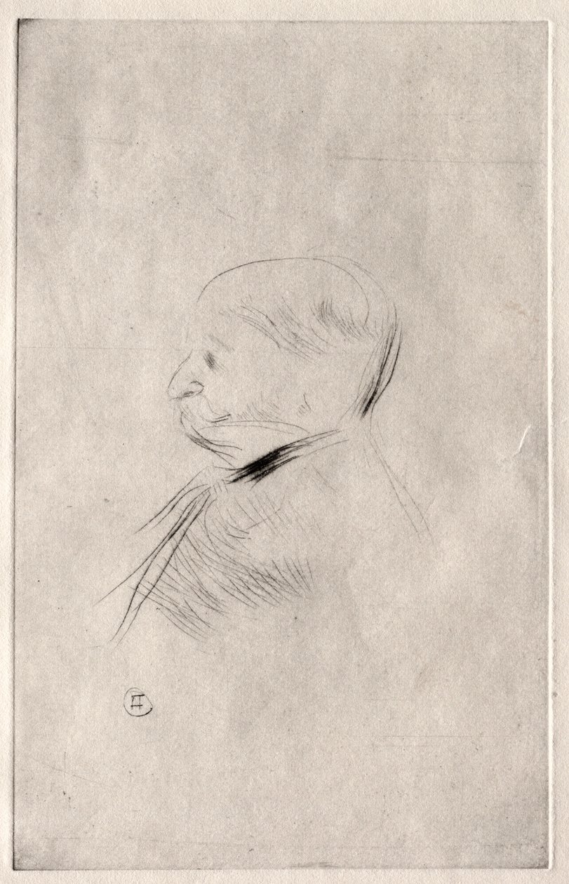 Retrato de M. X., 1898 de Henri de Toulouse Lautrec