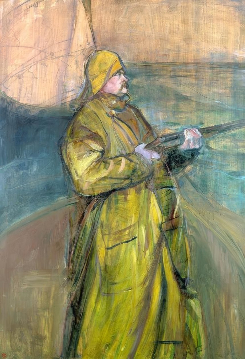 Retrato de Maurice Joyant en la bahía de Somme de Henri de Toulouse Lautrec