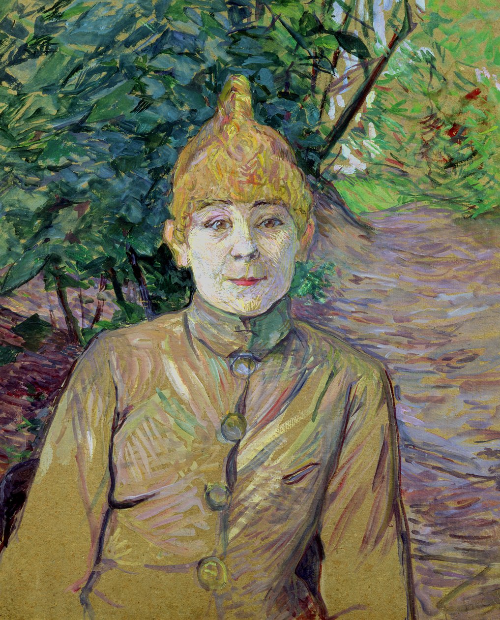 Retrato de una mujer, posiblemente la bailarina francesa Louise Weber conocida como 