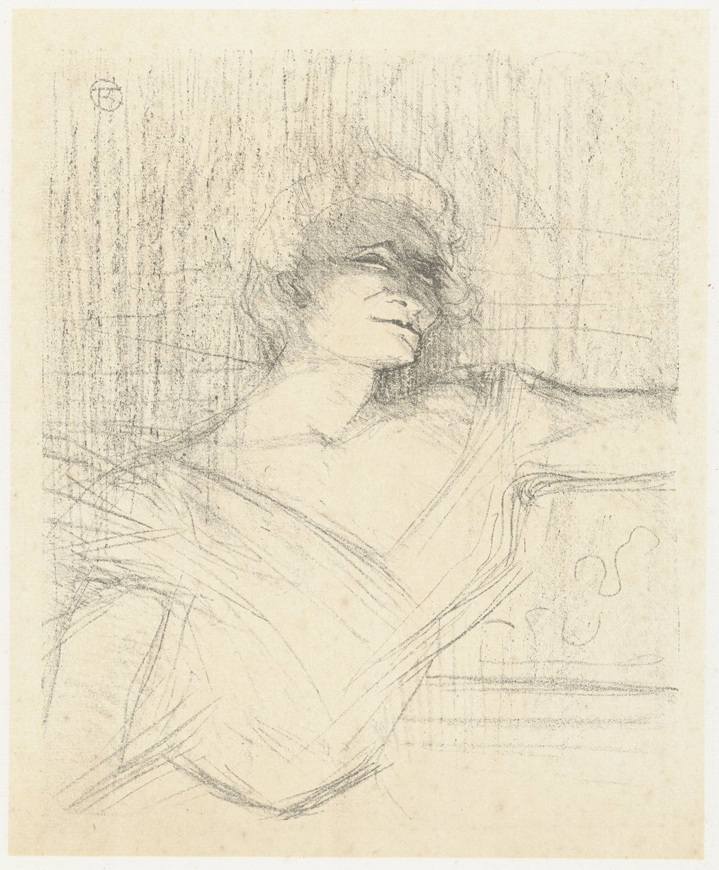 Portret van actriz Yvette Guilbert en Dans la Glu yvette guilbert en el glu Yvette Guilbert: serie en inglés (título de la serie) de Henri de Toulouse Lautrec