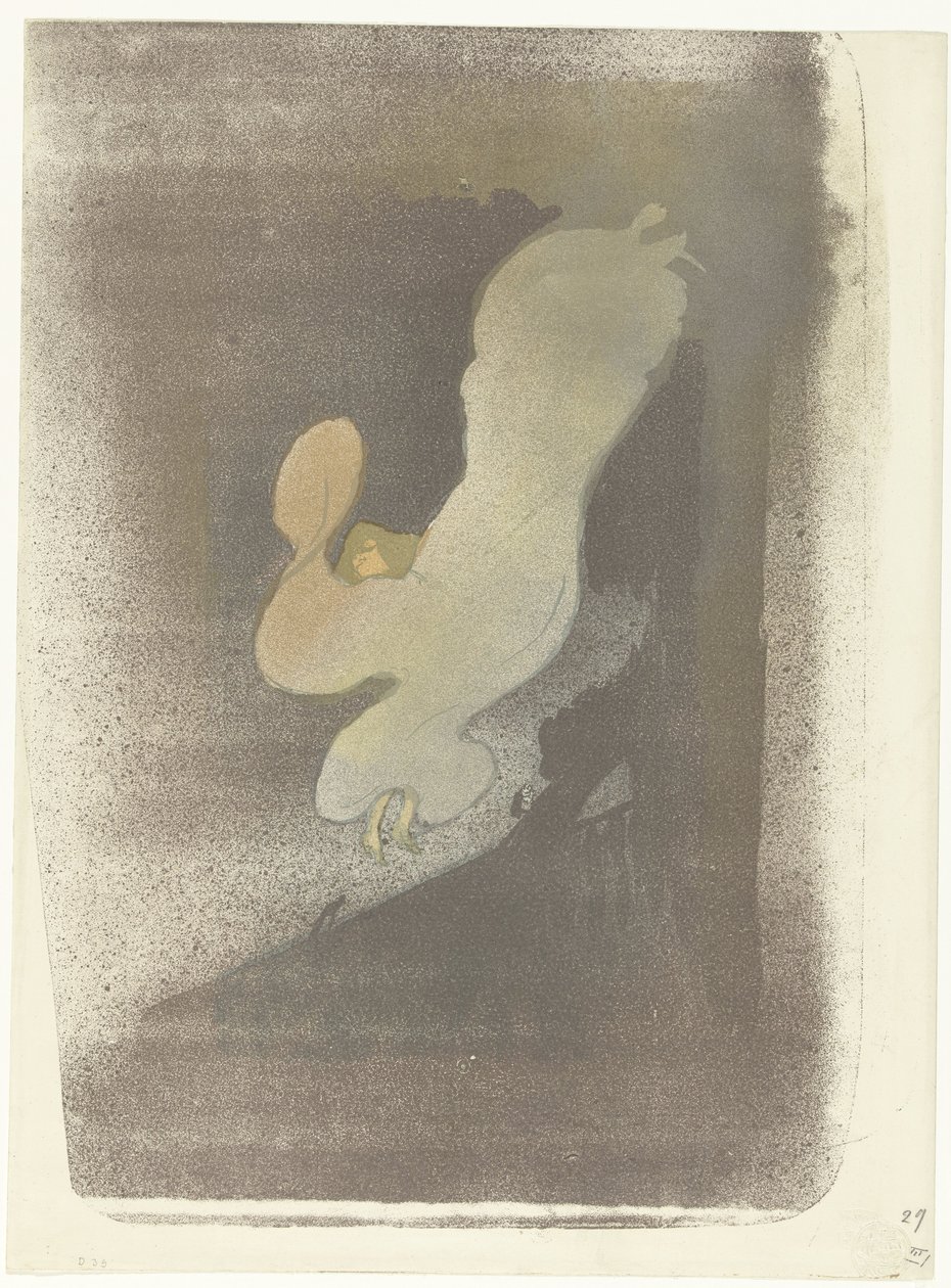 Retrato de la bailarina Loie Fuller durante una actuación Señorita Loie Fuller de Henri de Toulouse Lautrec