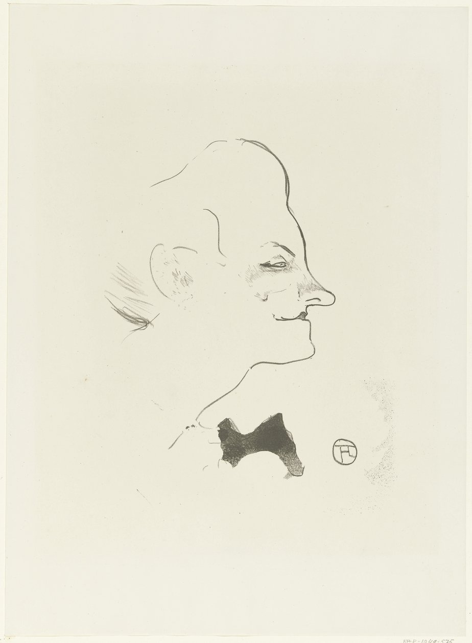 Retrato de la cantante Yvette Gilbert yvette gilbert Le Cafe Concert (título de la serie) de Henri de Toulouse Lautrec