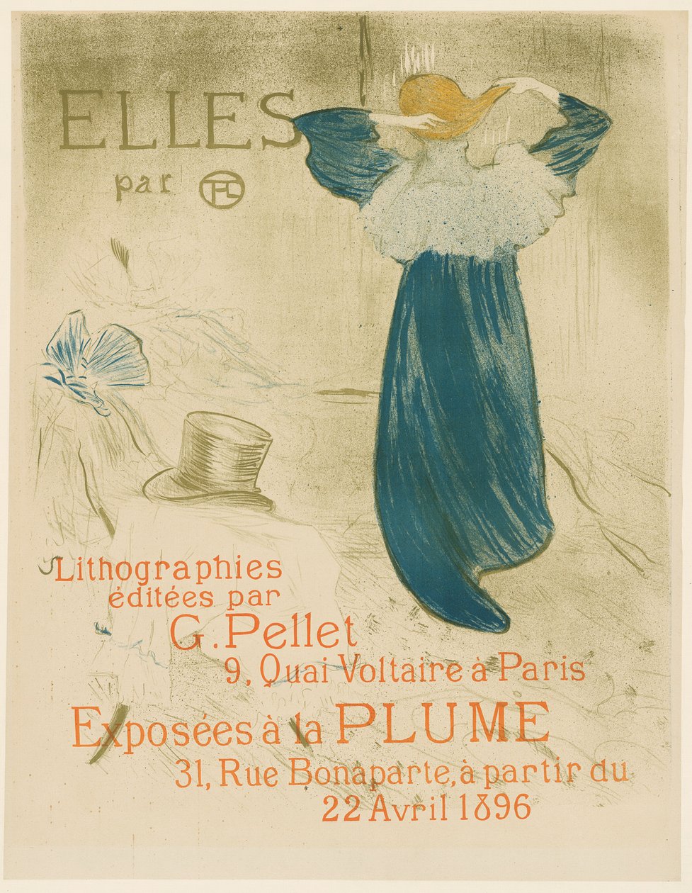 Póster para Elles de Henri de Toulouse Lautrec