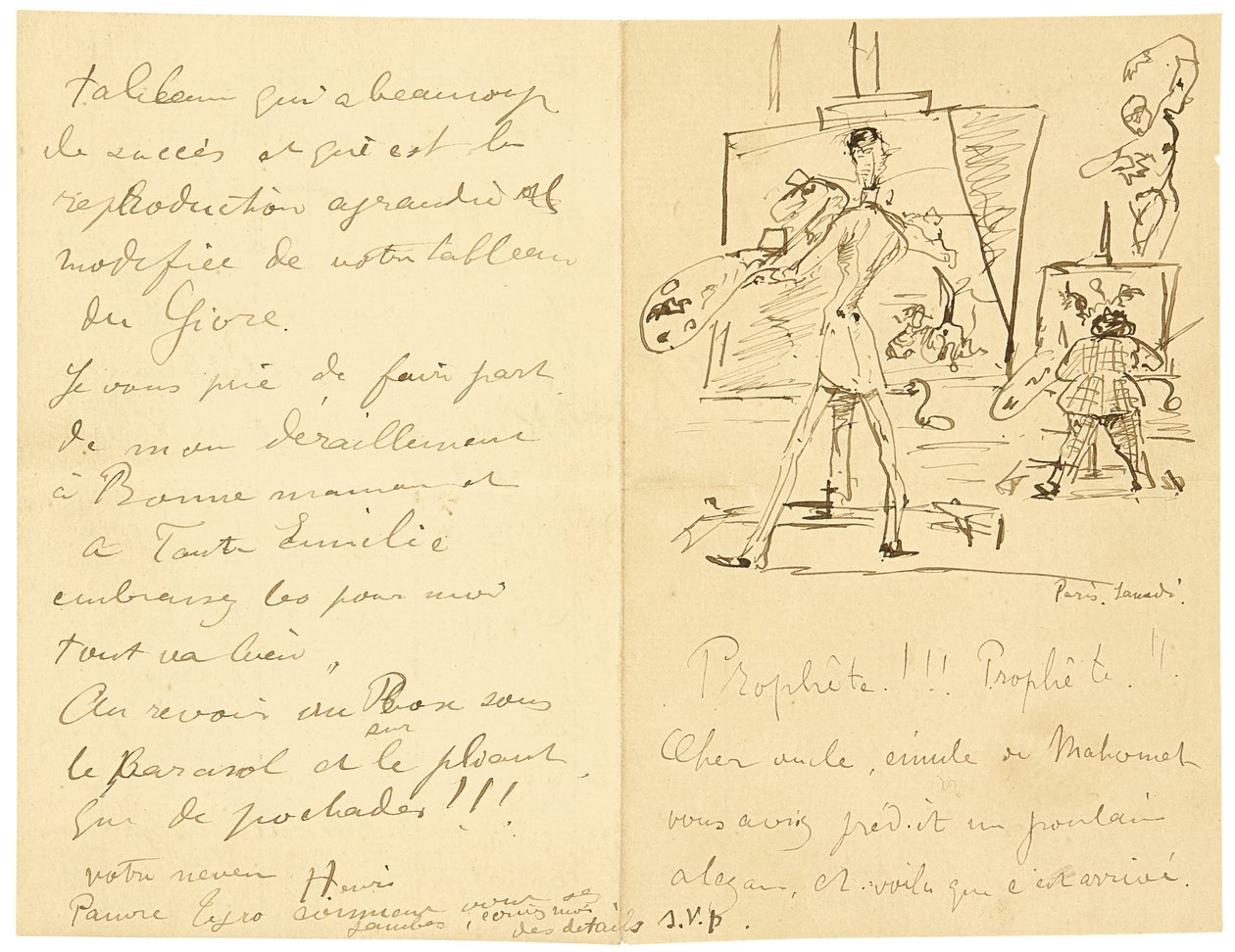 Princeteau y Lautrec de Henri de Toulouse Lautrec