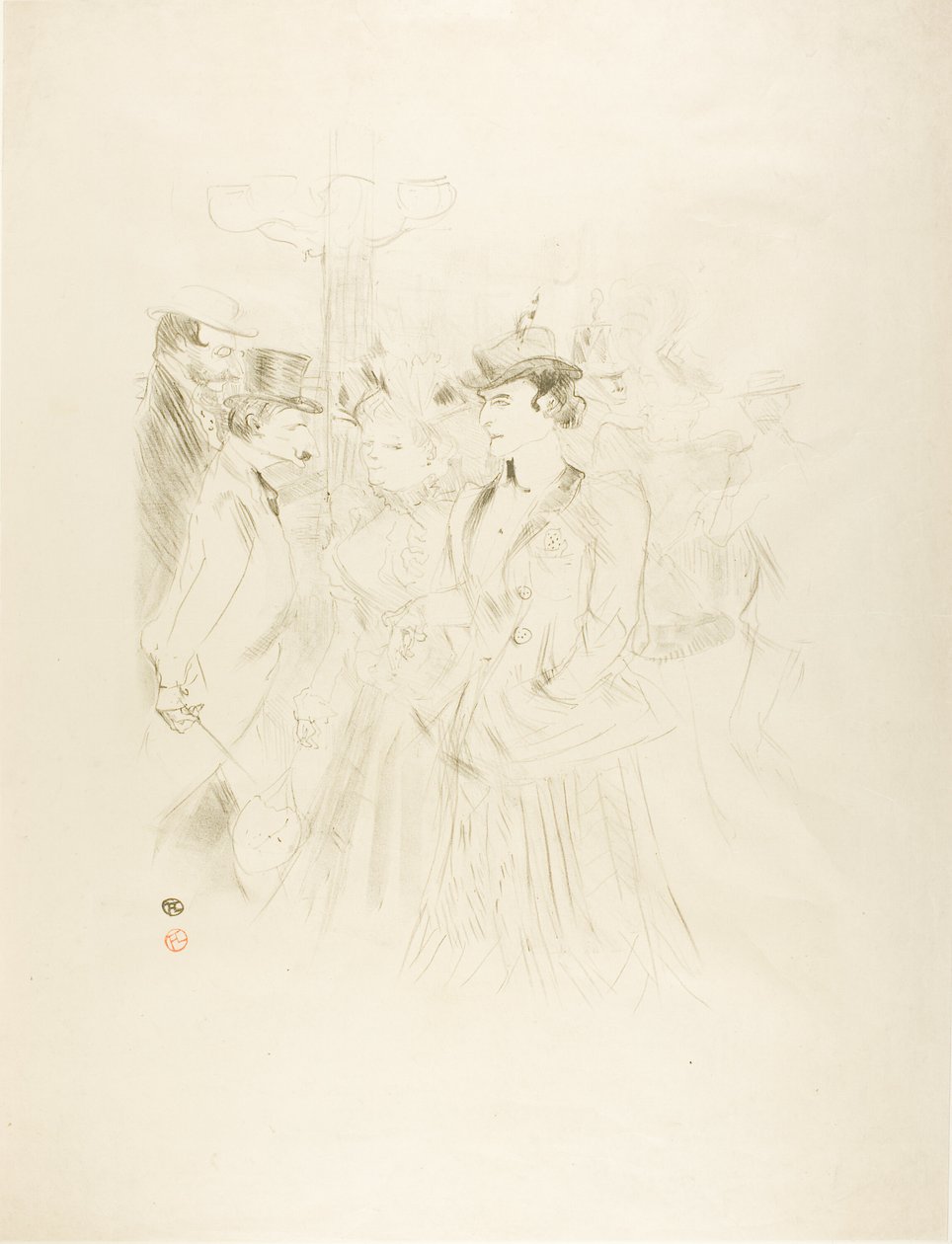 Paseo de Henri de Toulouse Lautrec