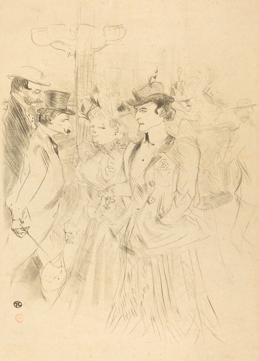Paseo, 1899 de Henri de Toulouse Lautrec