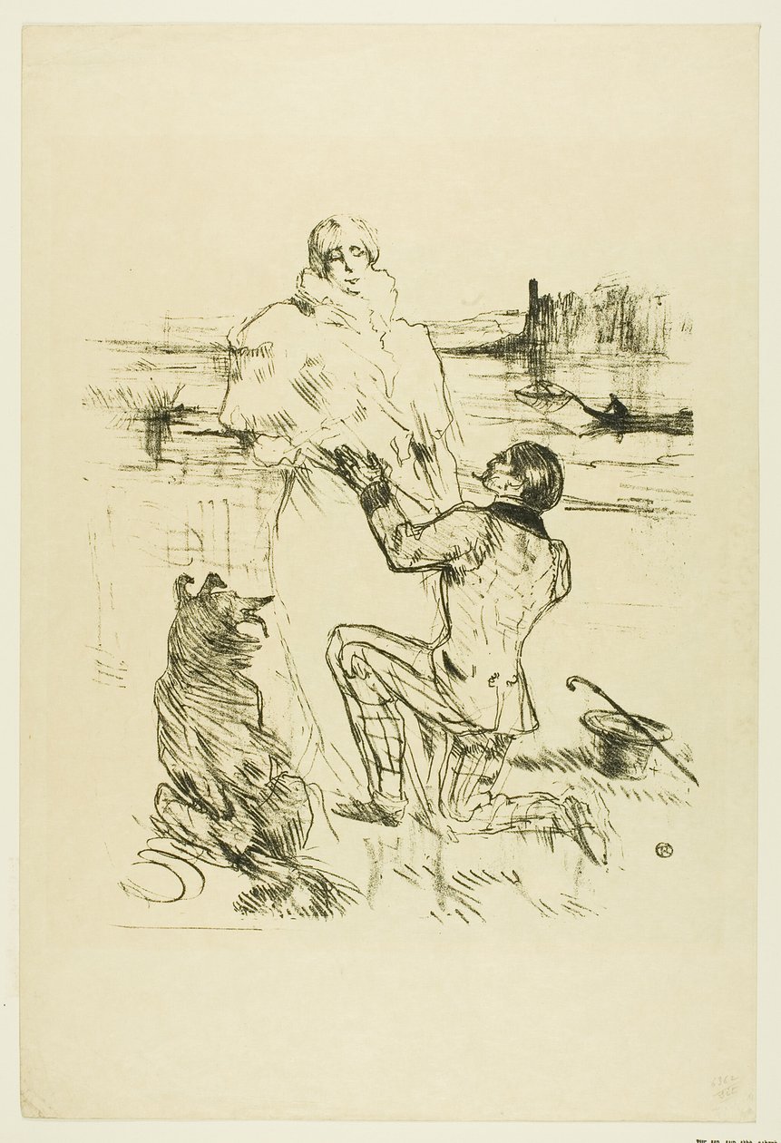 Propuesta (primera placa) de Henri de Toulouse Lautrec